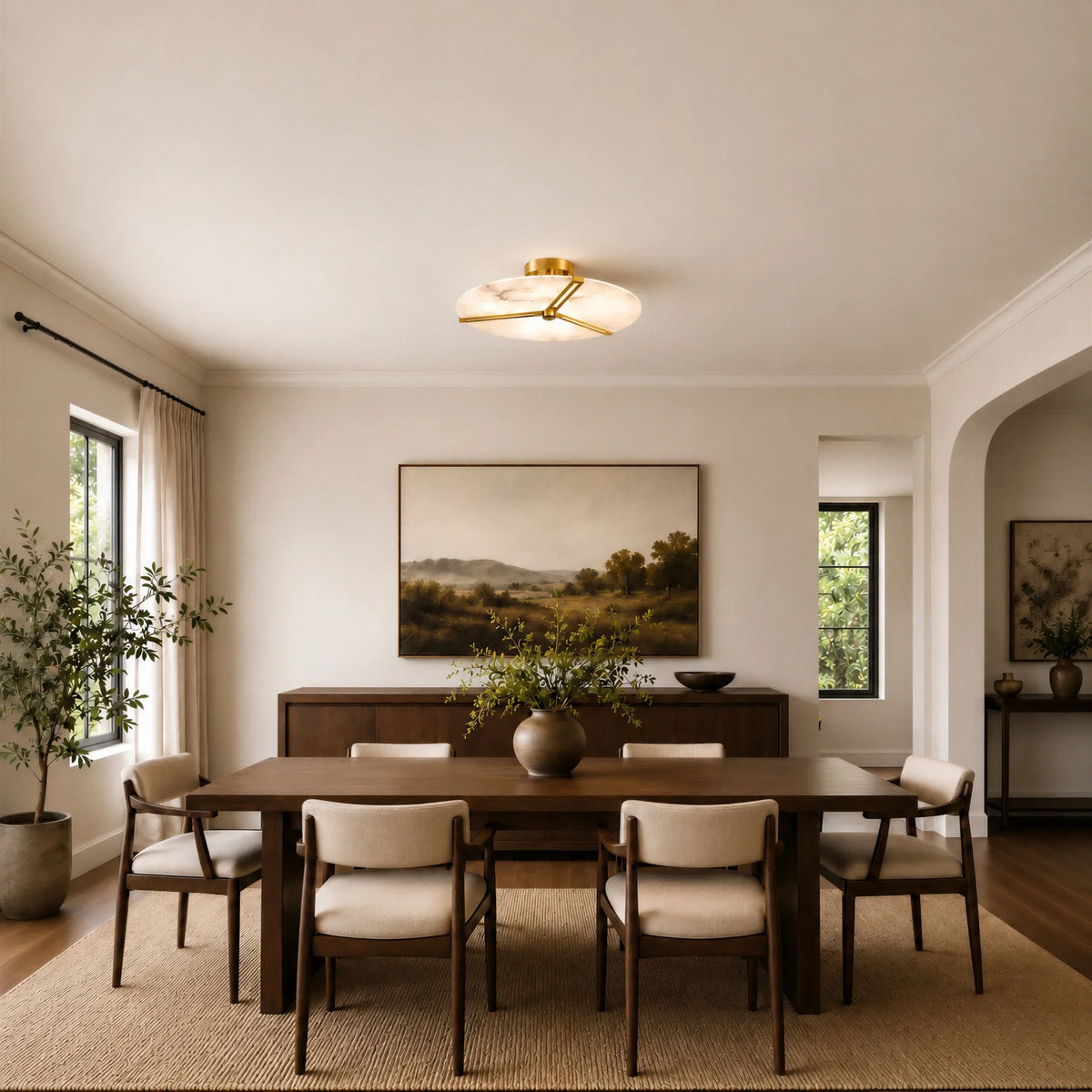 GOODNEST NIMBUS | Alabaster Ceiling Light