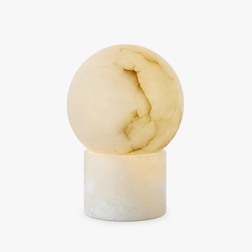 GOODNEST PEARL | Alabaster Globe Table Lamp