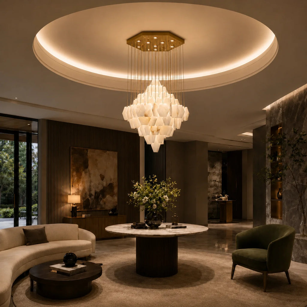 GOODNEST TORRENT | Alabaster Cascade Chandelier