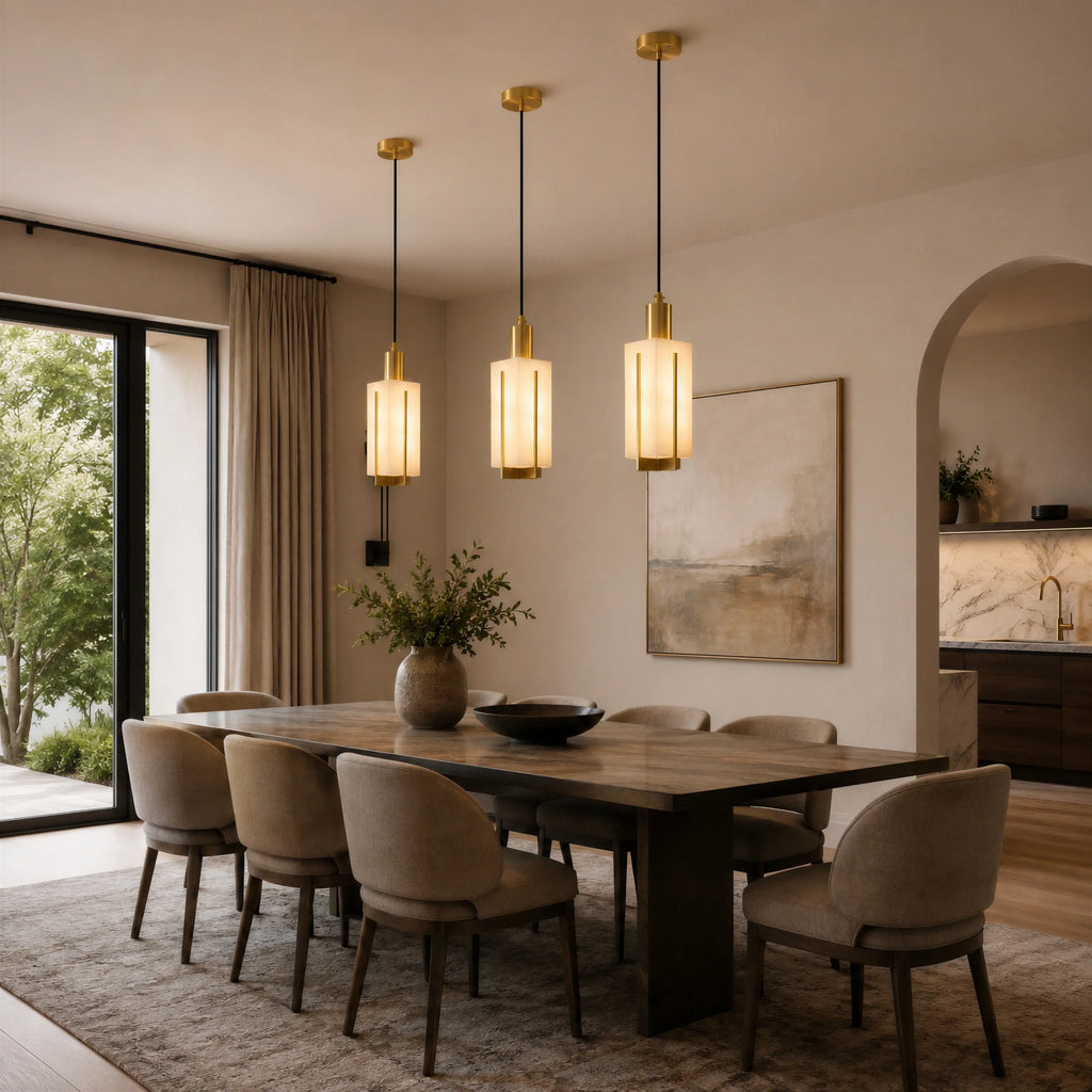 GOODNEST CANDELA | Alabaster Lantern Pendant