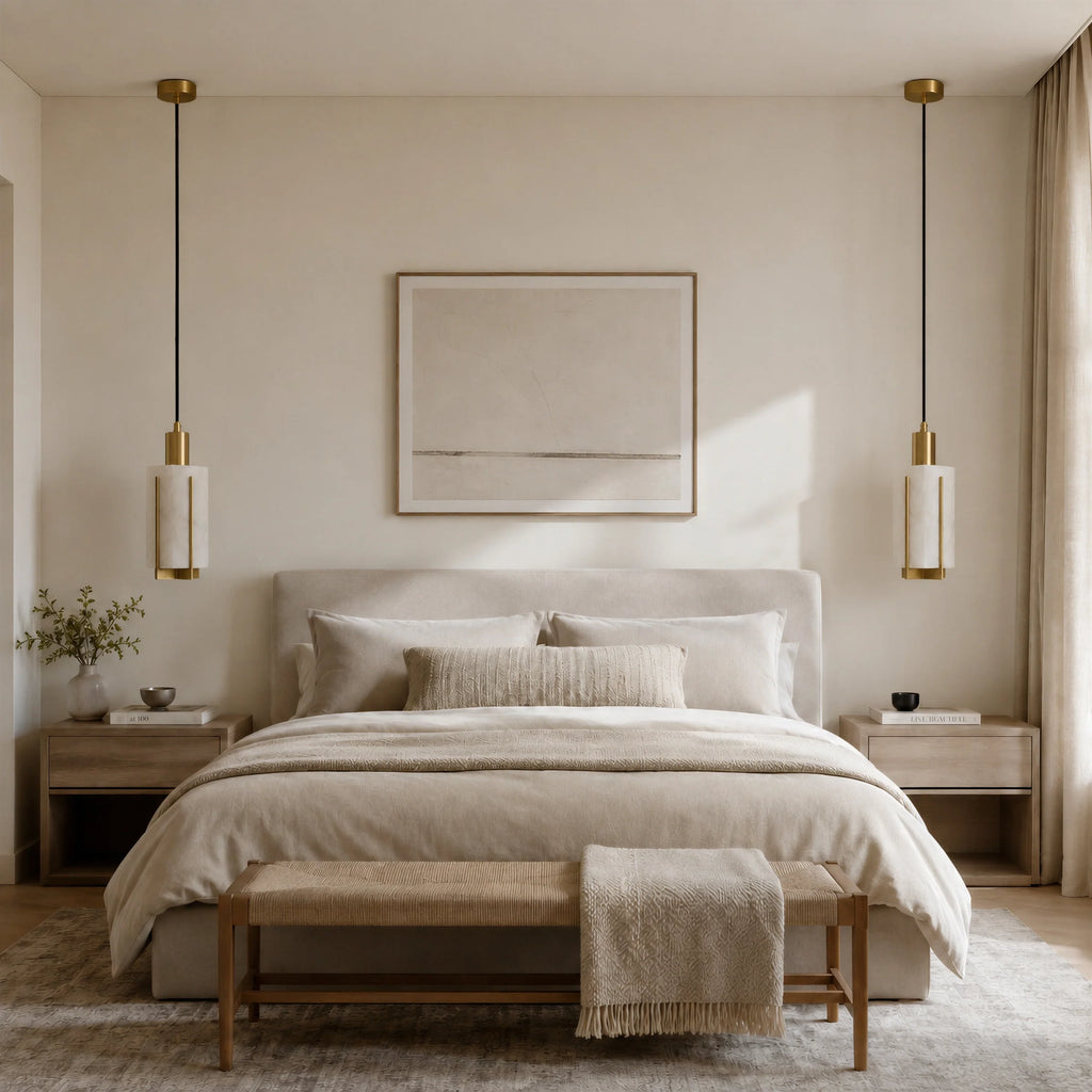 GOODNEST CANDELA | Alabaster Lantern Pendant