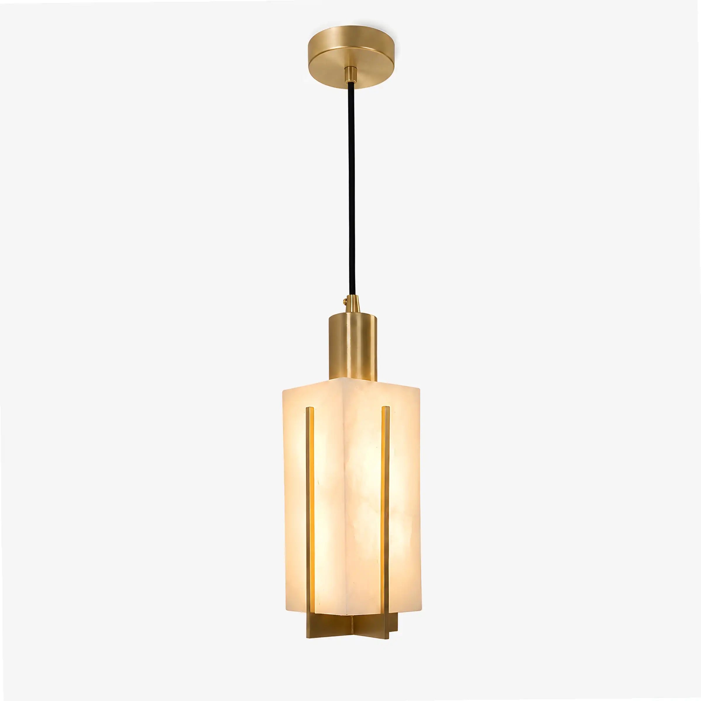 GOODNEST CANDELA | Alabaster Lantern Pendant