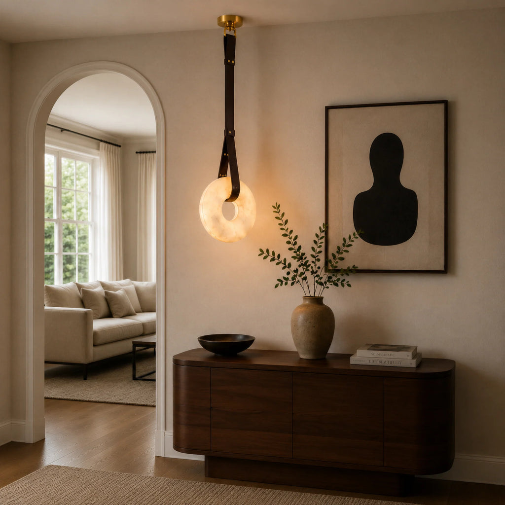 GOODNEST CRESCENT | Alabaster Ring Pendant