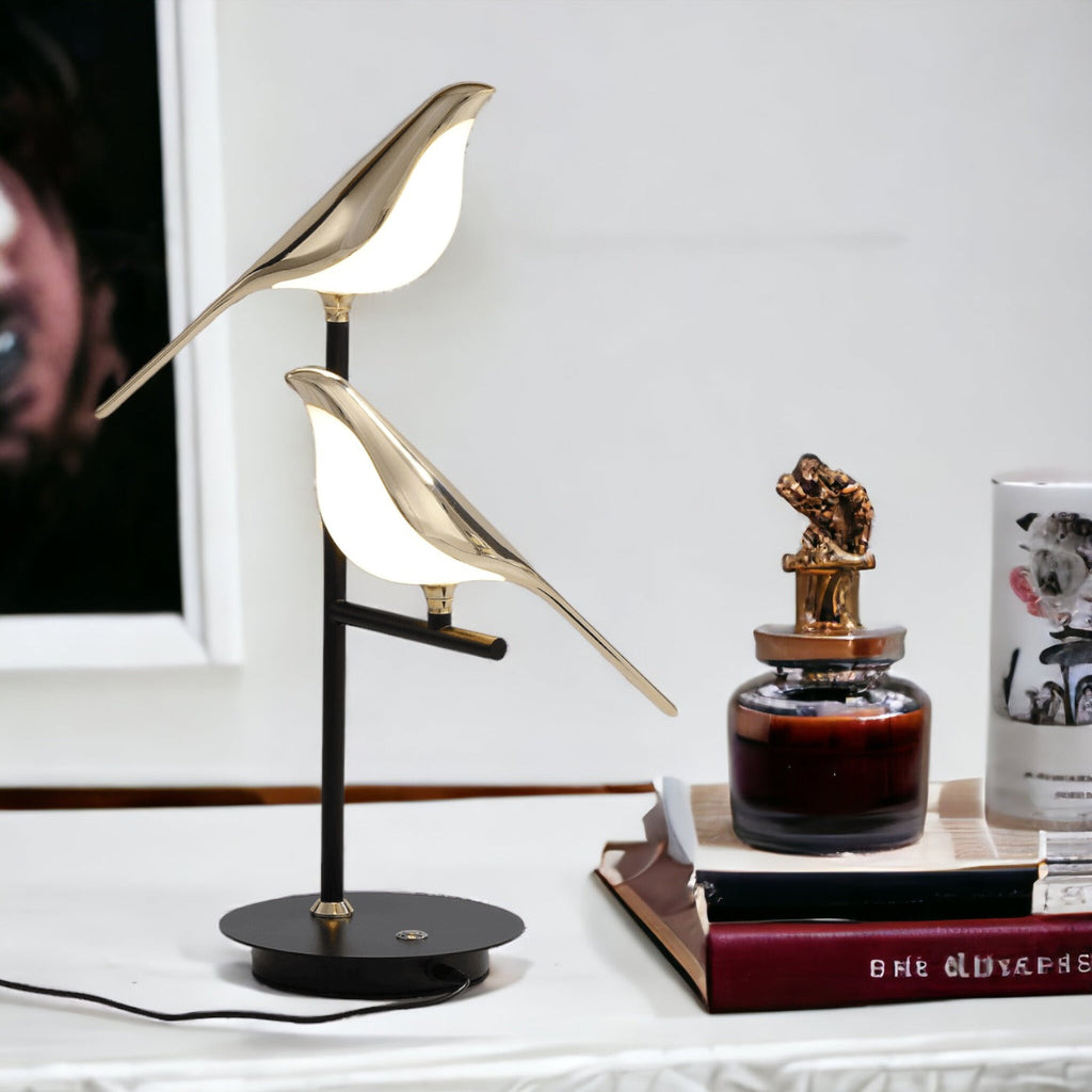 Finch Golden Bird Wall Light