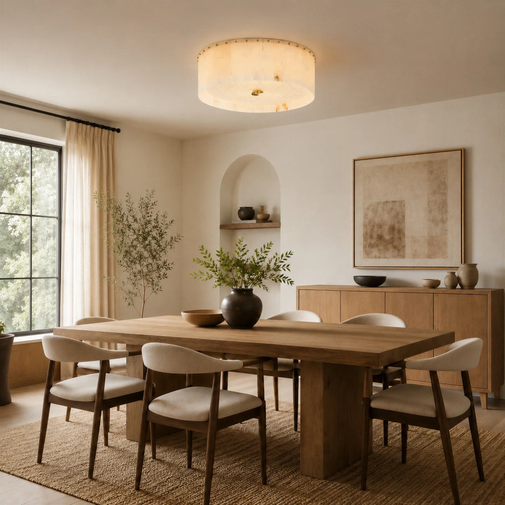 GOODNEST MIST | Alabaster Ceiling Light
