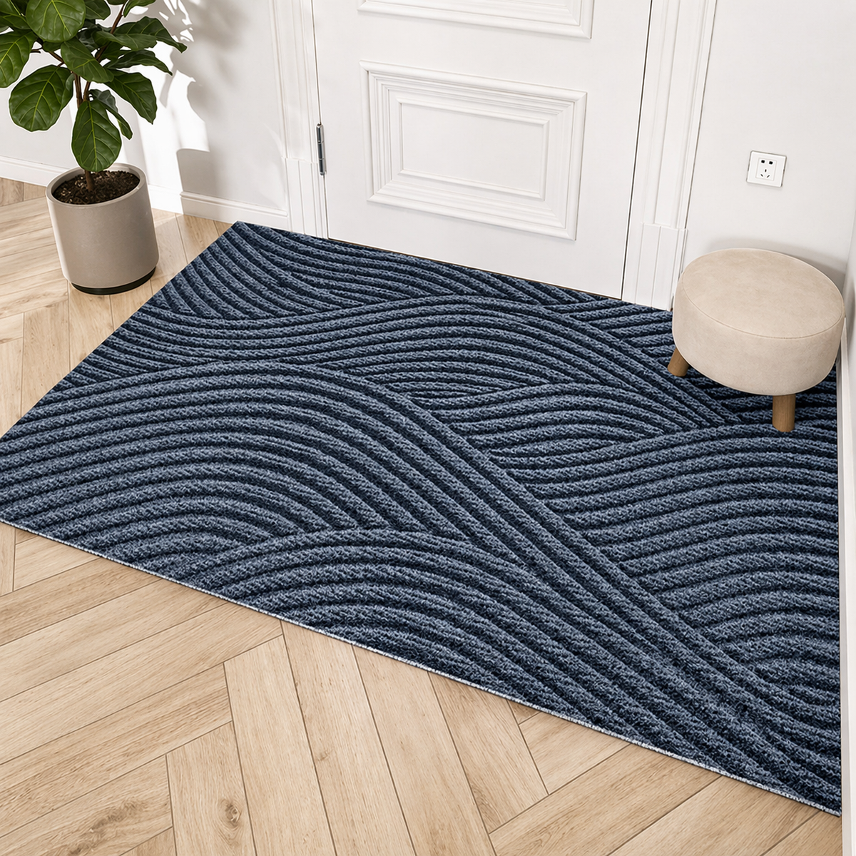 Threshold Dirt-Trapping Door Mat