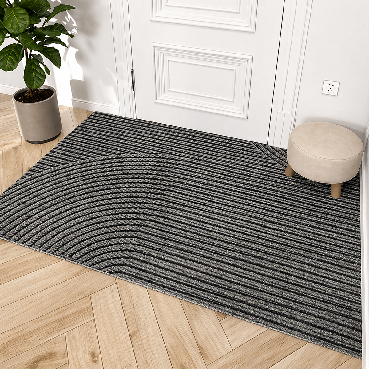 Threshold Dirt-Trapping Door Mat