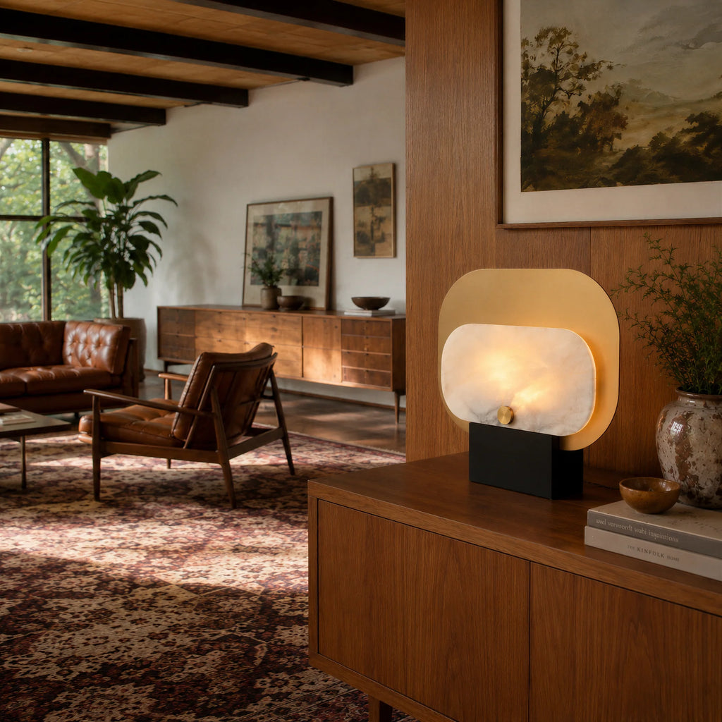 GOODNEST SEAM | Perforated Panel Table Lamp