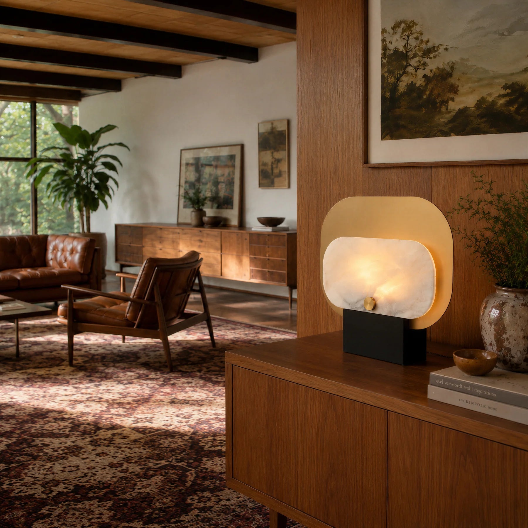 GOODNEST SEAM | Perforated Panel Table Lamp