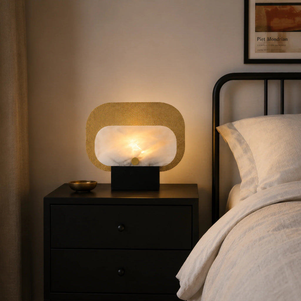 GOODNEST SEAM | Perforated Panel Table Lamp
