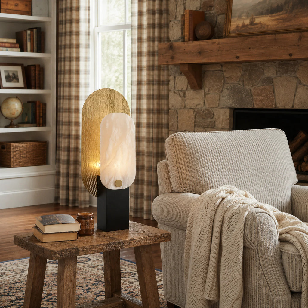 GOODNEST SEAM | Perforated Panel Table Lamp