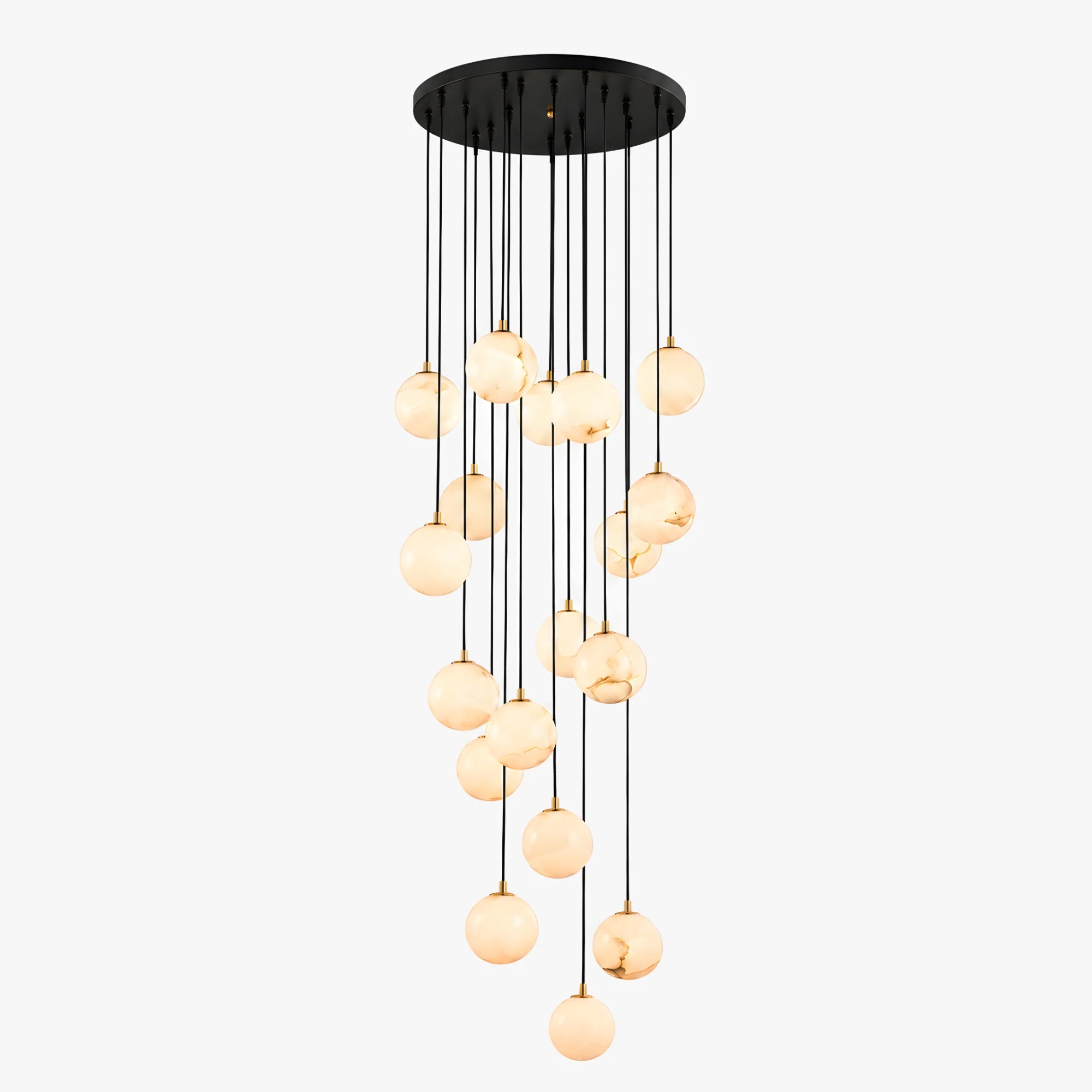 GOODNEST RIVULET | Alabaster Cascade Chandelier