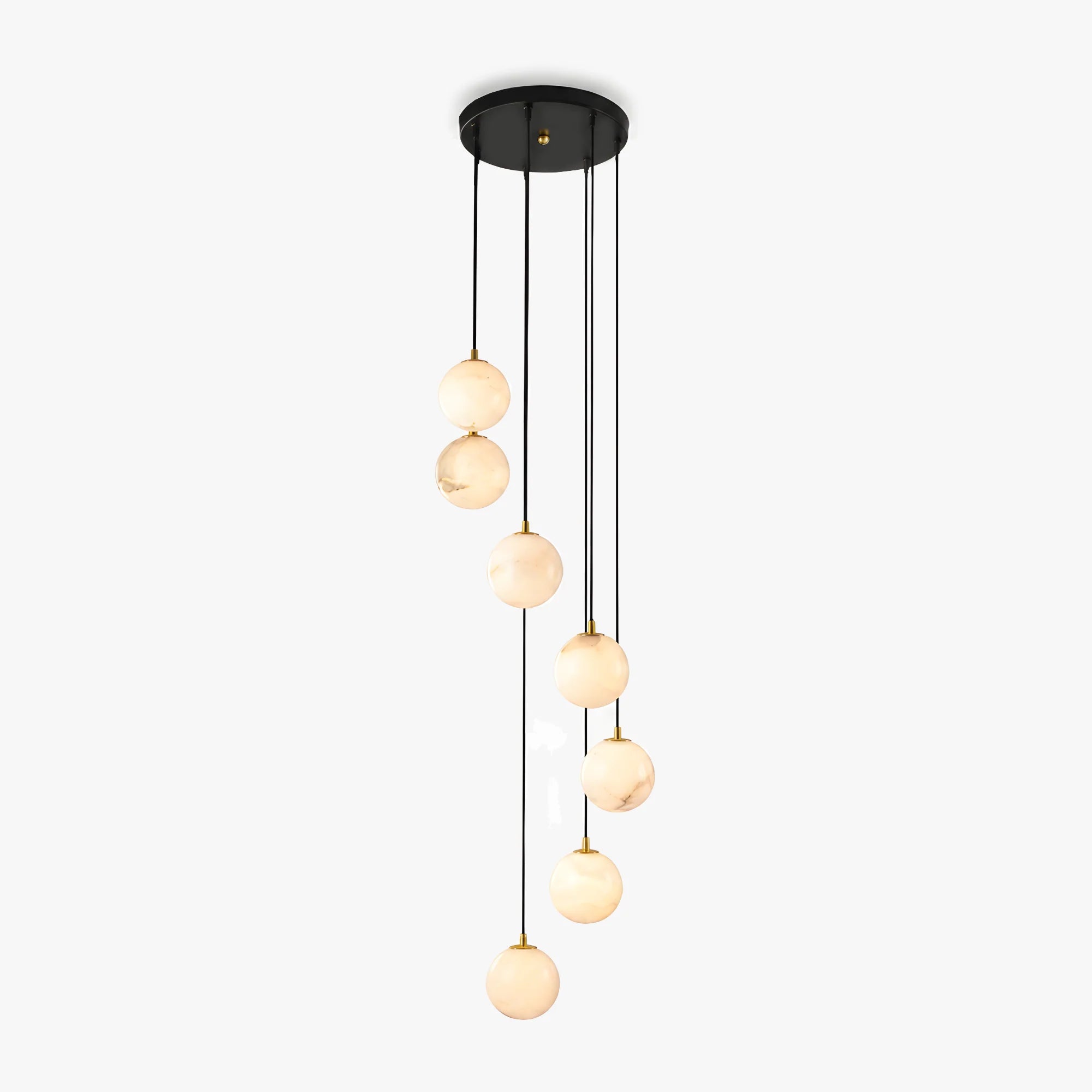 GOODNEST RIVULET | Alabaster Cascade Chandelier