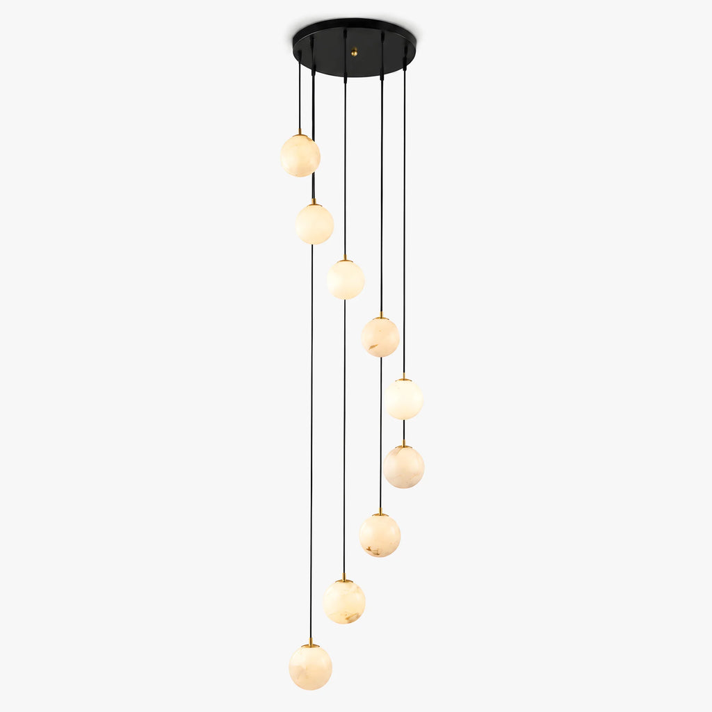 GOODNEST RIVULET | Alabaster Cascade Chandelier