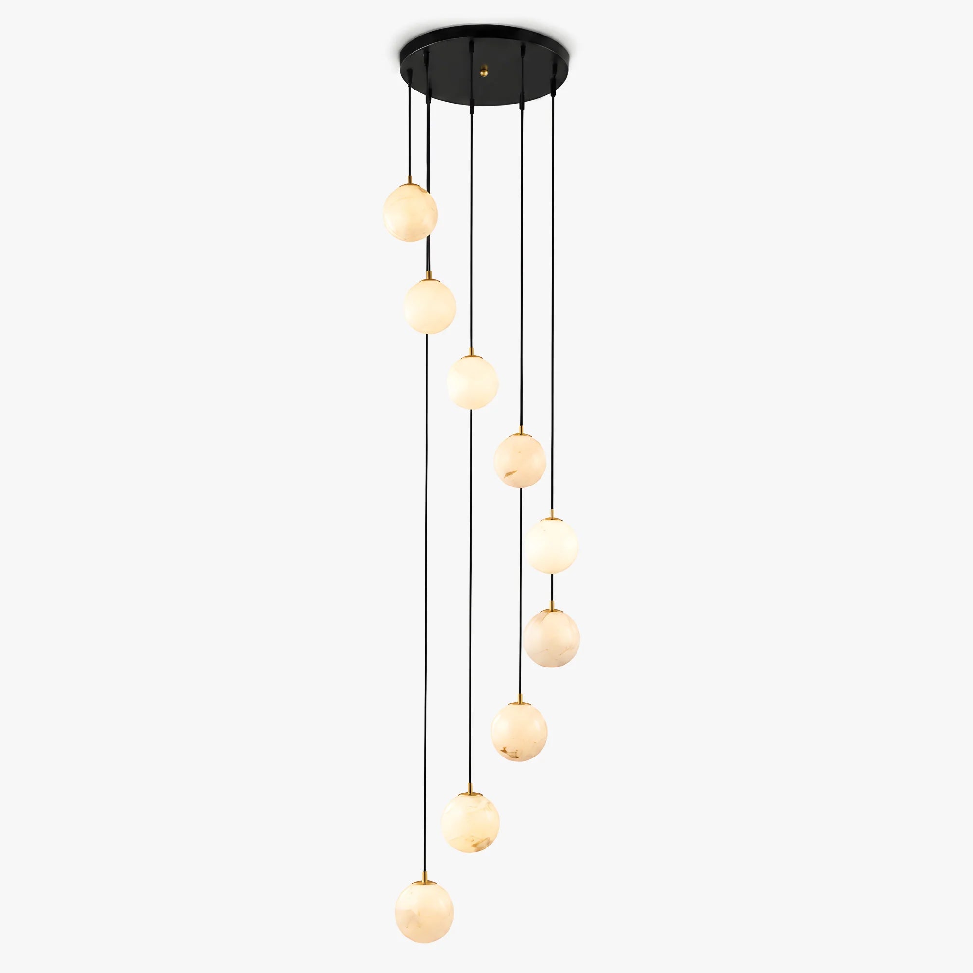 GOODNEST RIVULET | Alabaster Cascade Chandelier