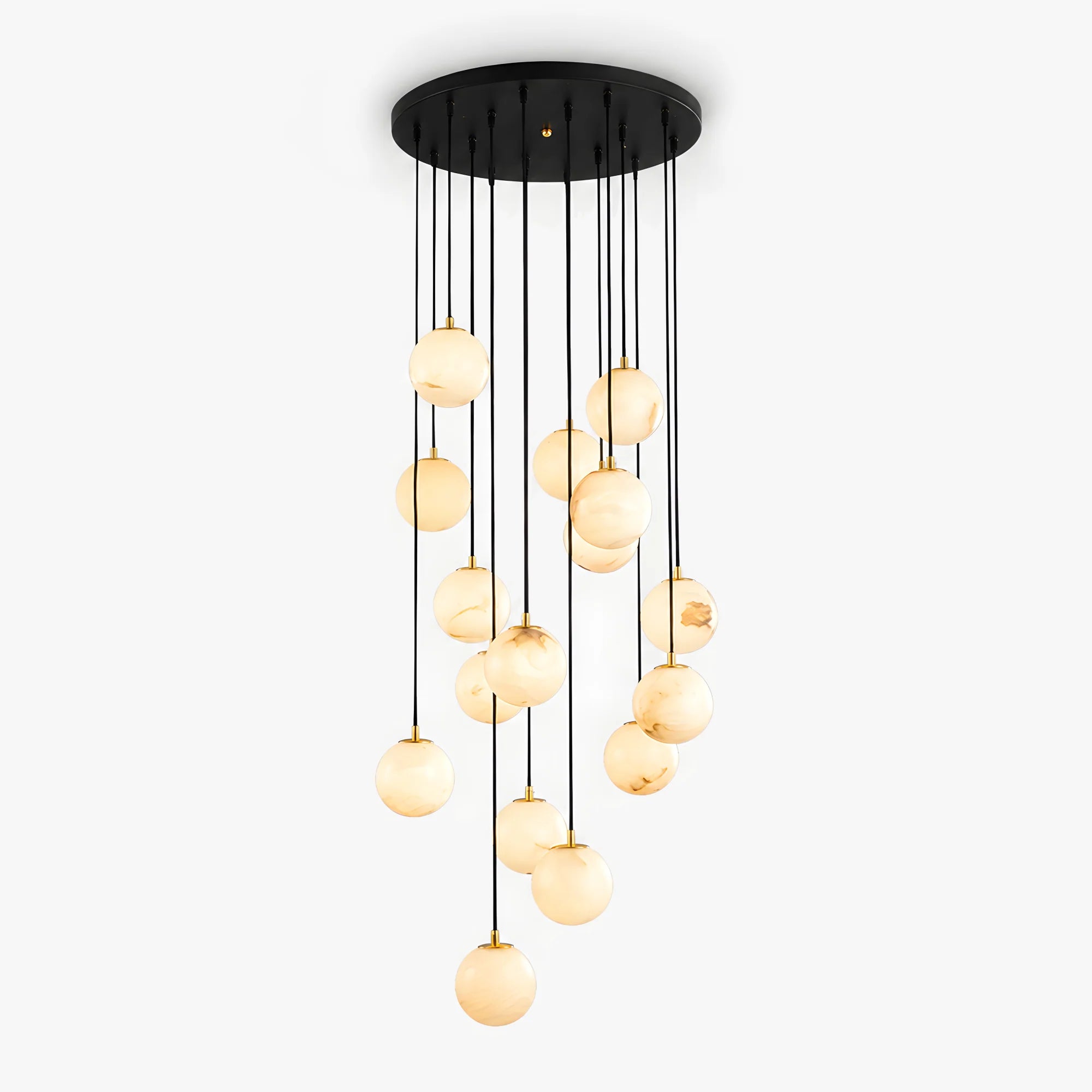 GOODNEST RIVULET | Alabaster Cascade Chandelier