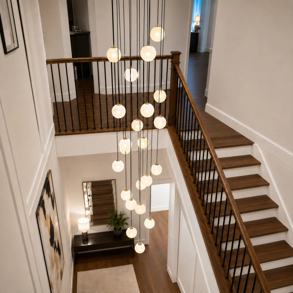 GOODNEST RIVULET | Alabaster Cascade Chandelier