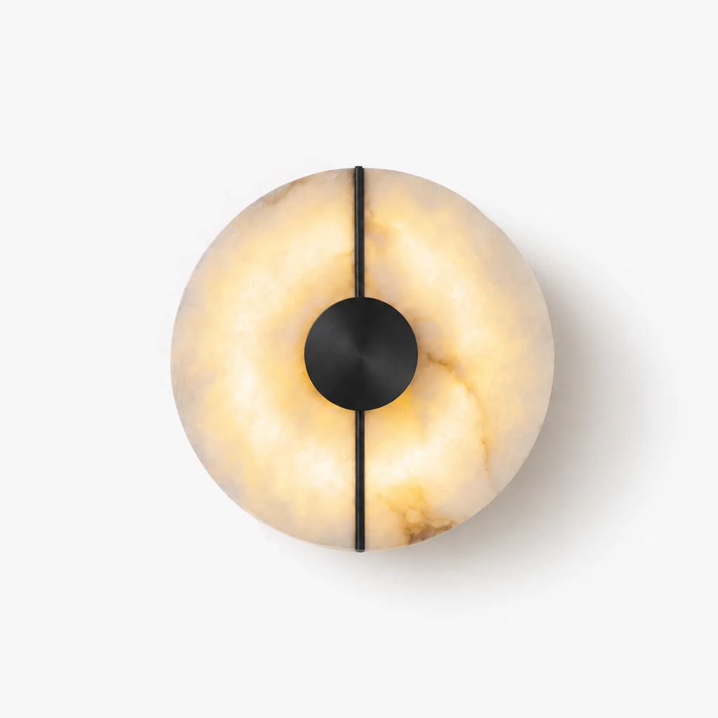GOODNEST SOLSTICE | Alabaster Disc Wall Light