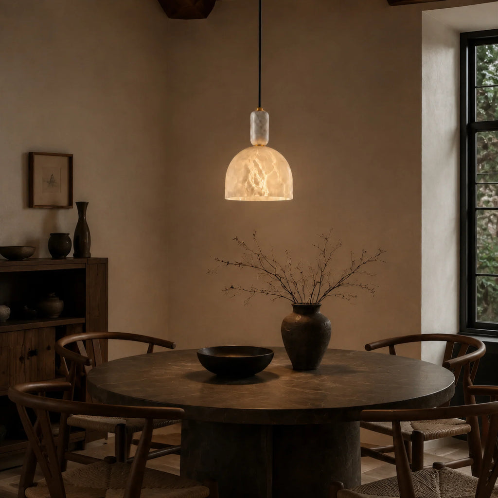 GOODNEST VESSEL | Alabaster Dome Pendant