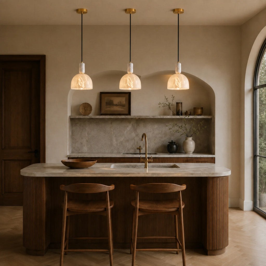 GOODNEST VESSEL | Alabaster Dome Pendant