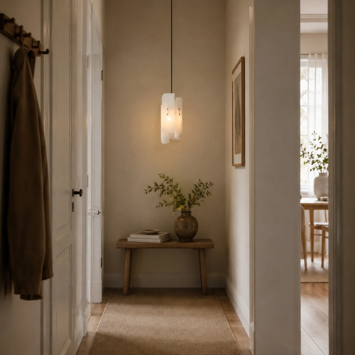 GOODNEST TERRACE | Alabaster Layered Pendant