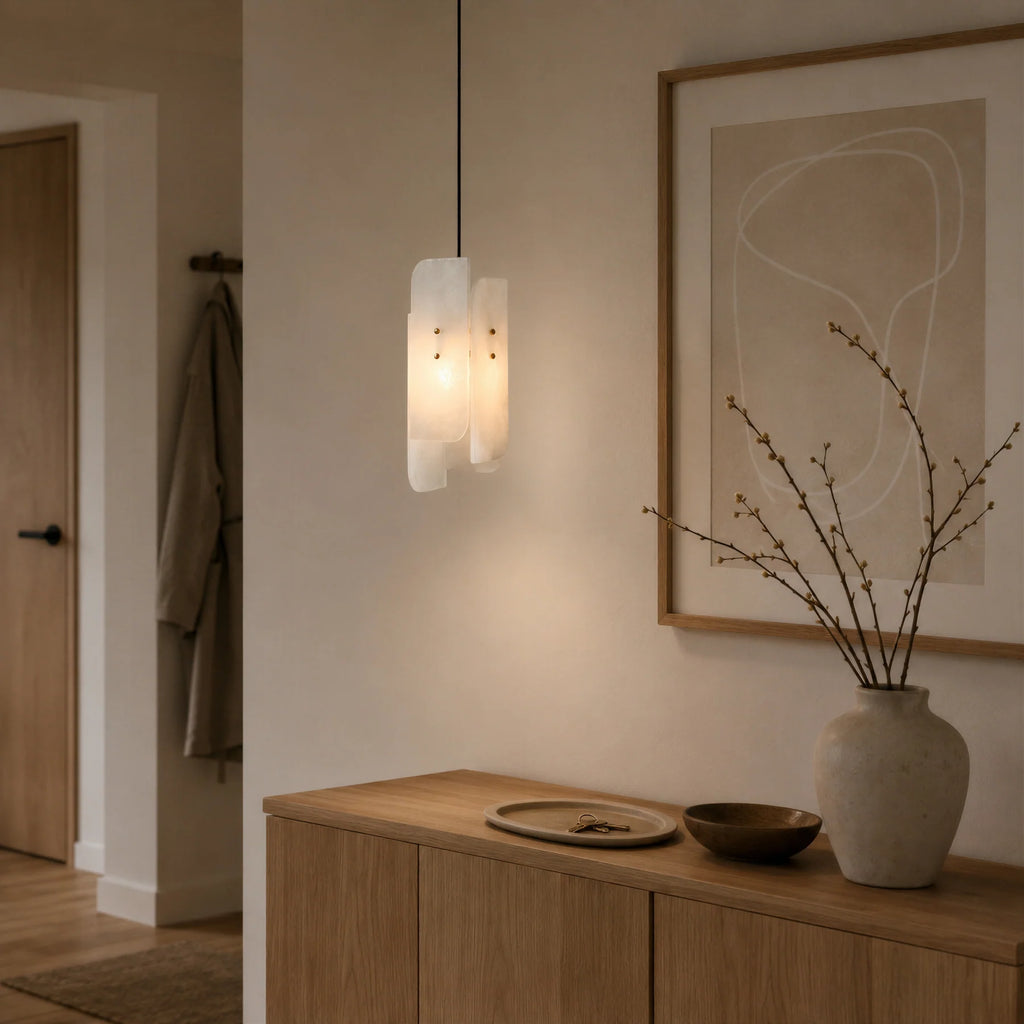 GOODNEST TERRACE | Alabaster Layered Pendant