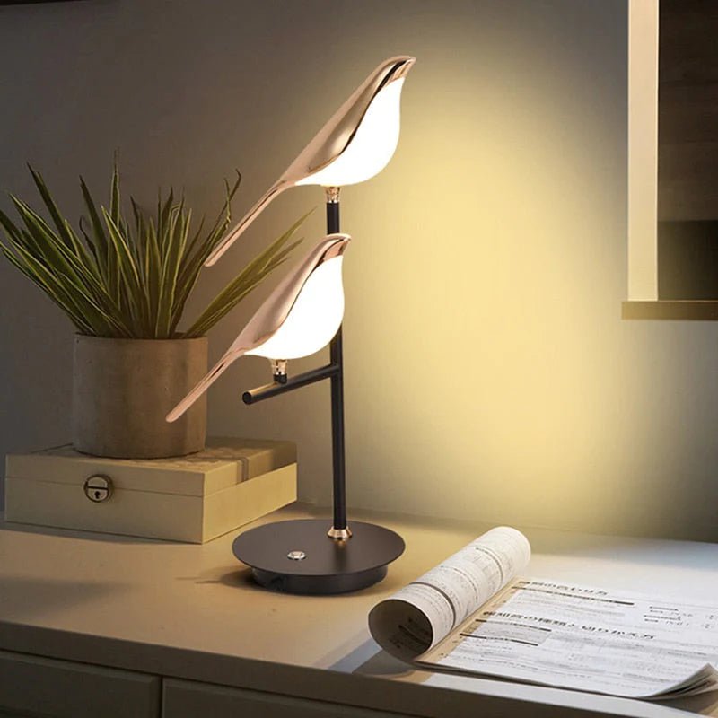 Finch Golden Bird Wall Light