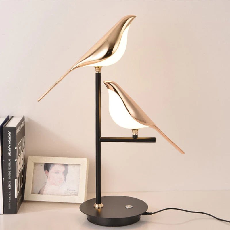 Finch Golden Bird Wall Light