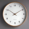 Dial Wood Frame Wall Clock