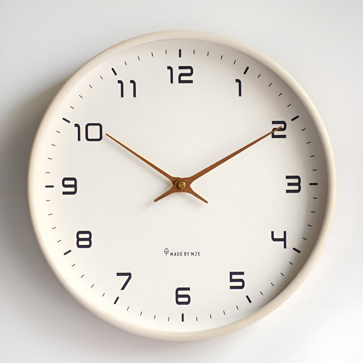 Dial Wood Frame Wall Clock