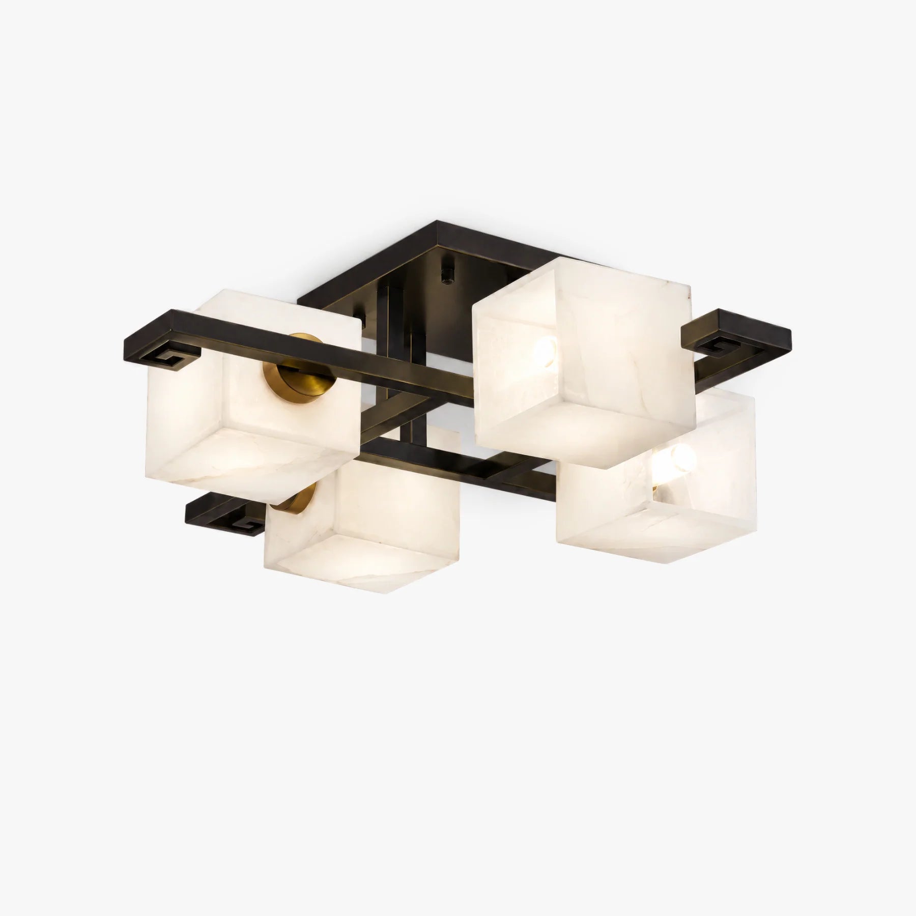 GOODNEST PRISM | Alabaster Cube Ceiling Light