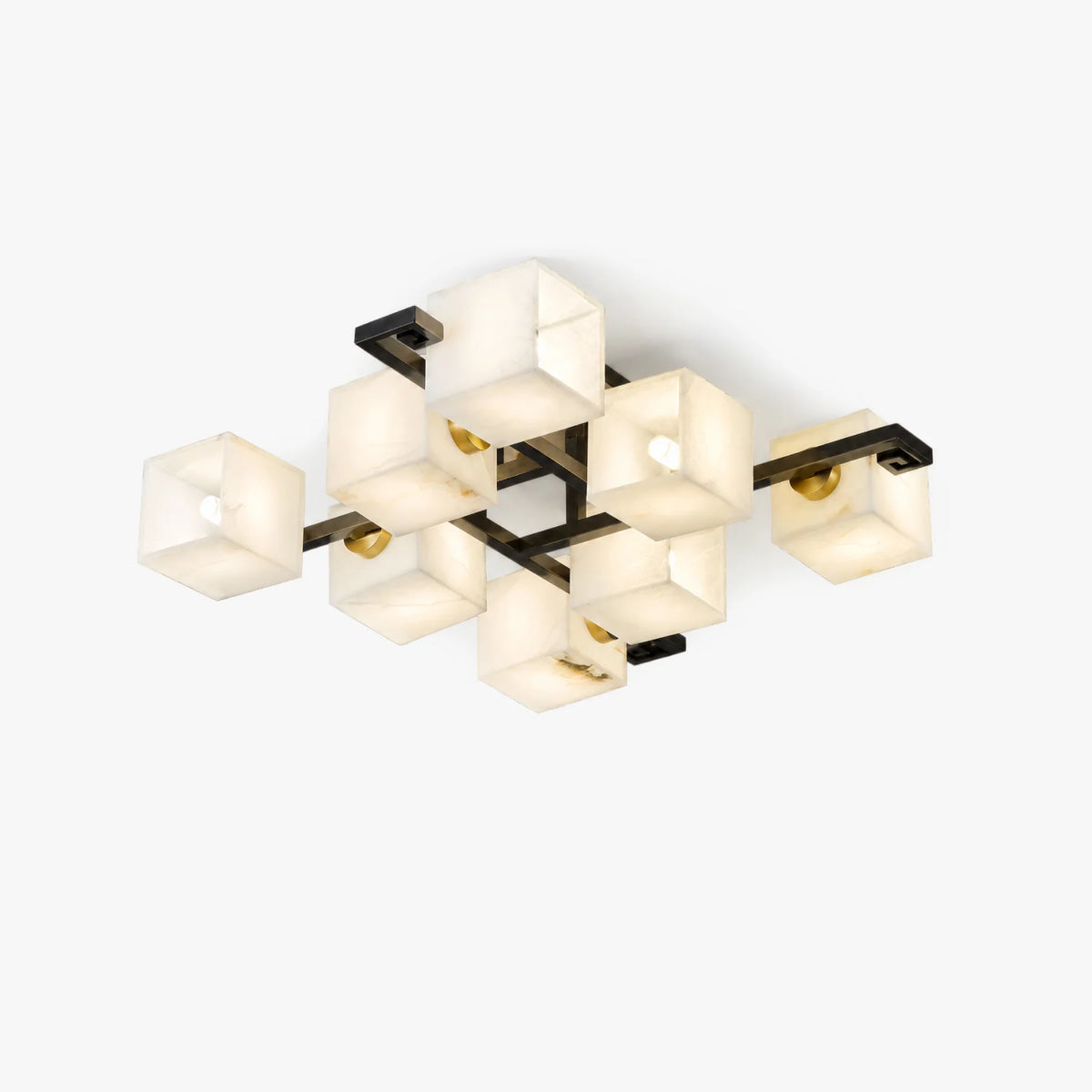 GOODNEST PRISM | Alabaster Cube Ceiling Light