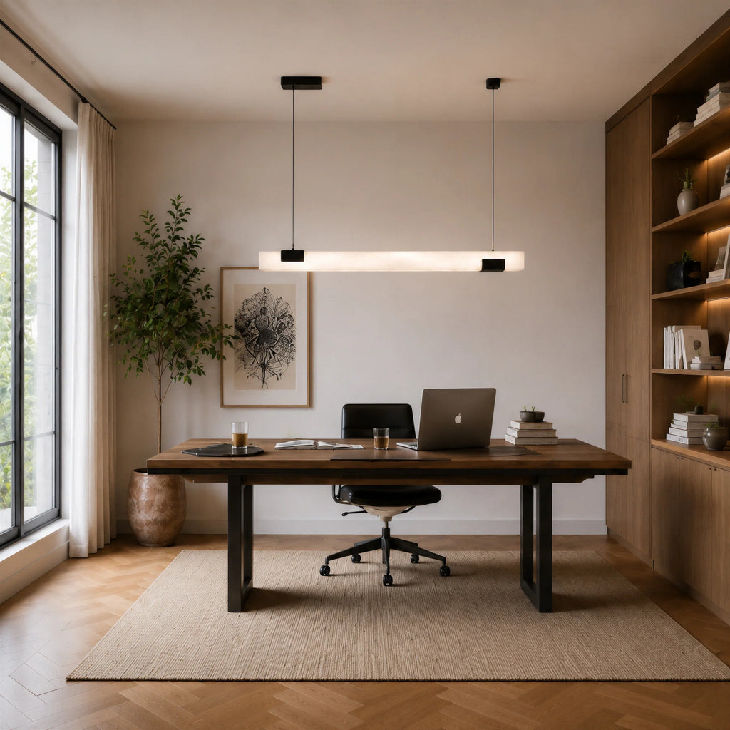 GOODNEST SPAN | Alabaster Linear Pendant