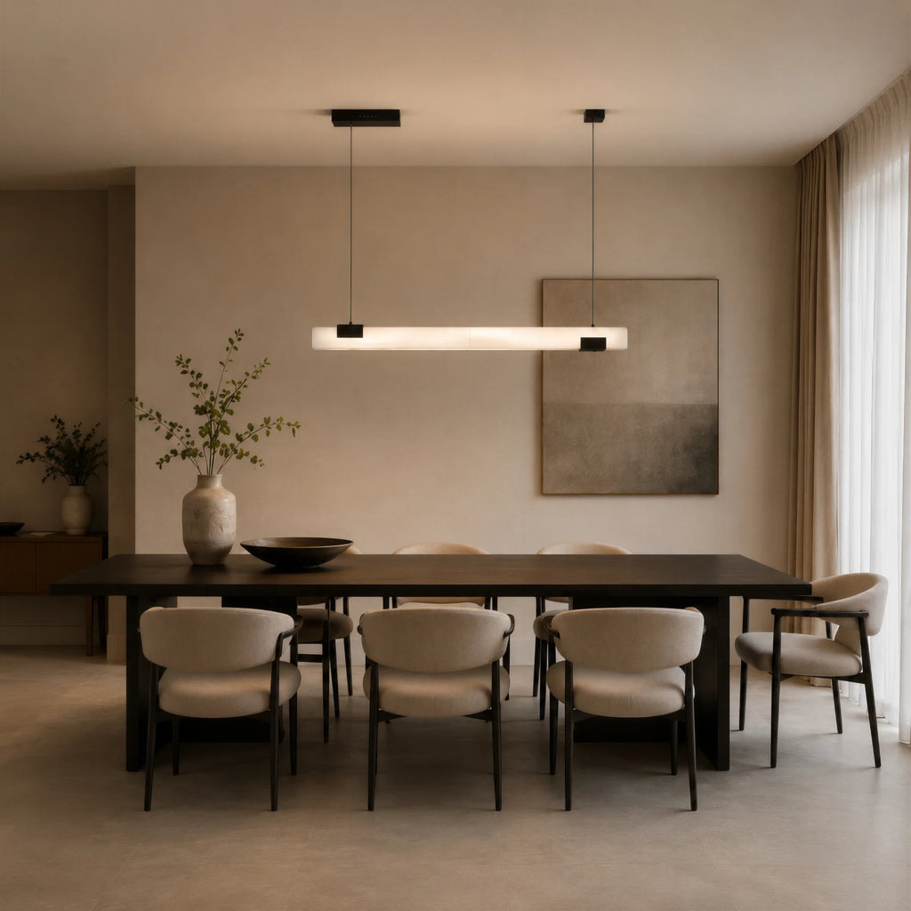 GOODNEST SPAN | Alabaster Linear Pendant