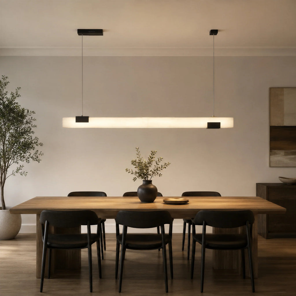 GOODNEST SPAN | Alabaster Linear Pendant
