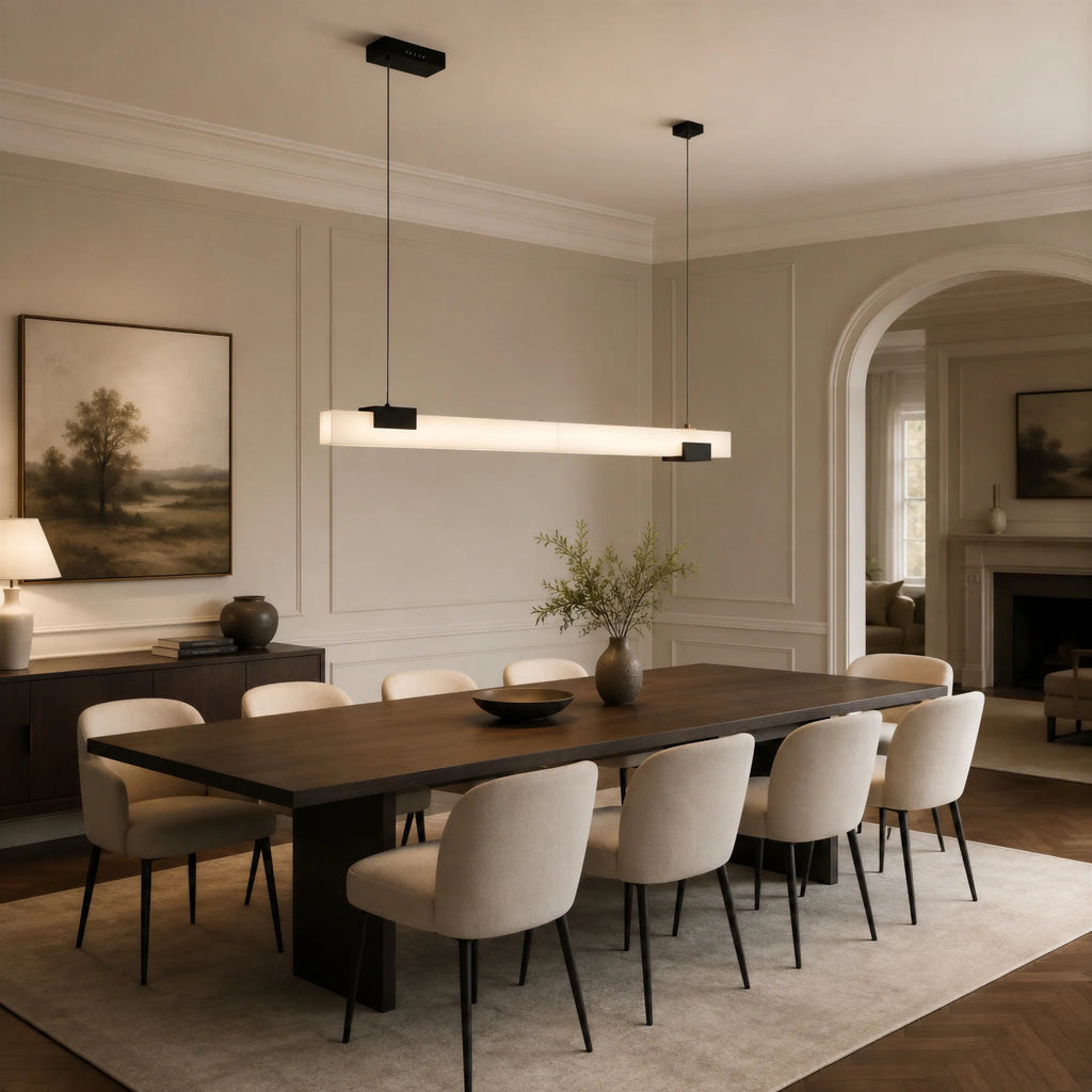 GOODNEST SPAN | Alabaster Linear Pendant