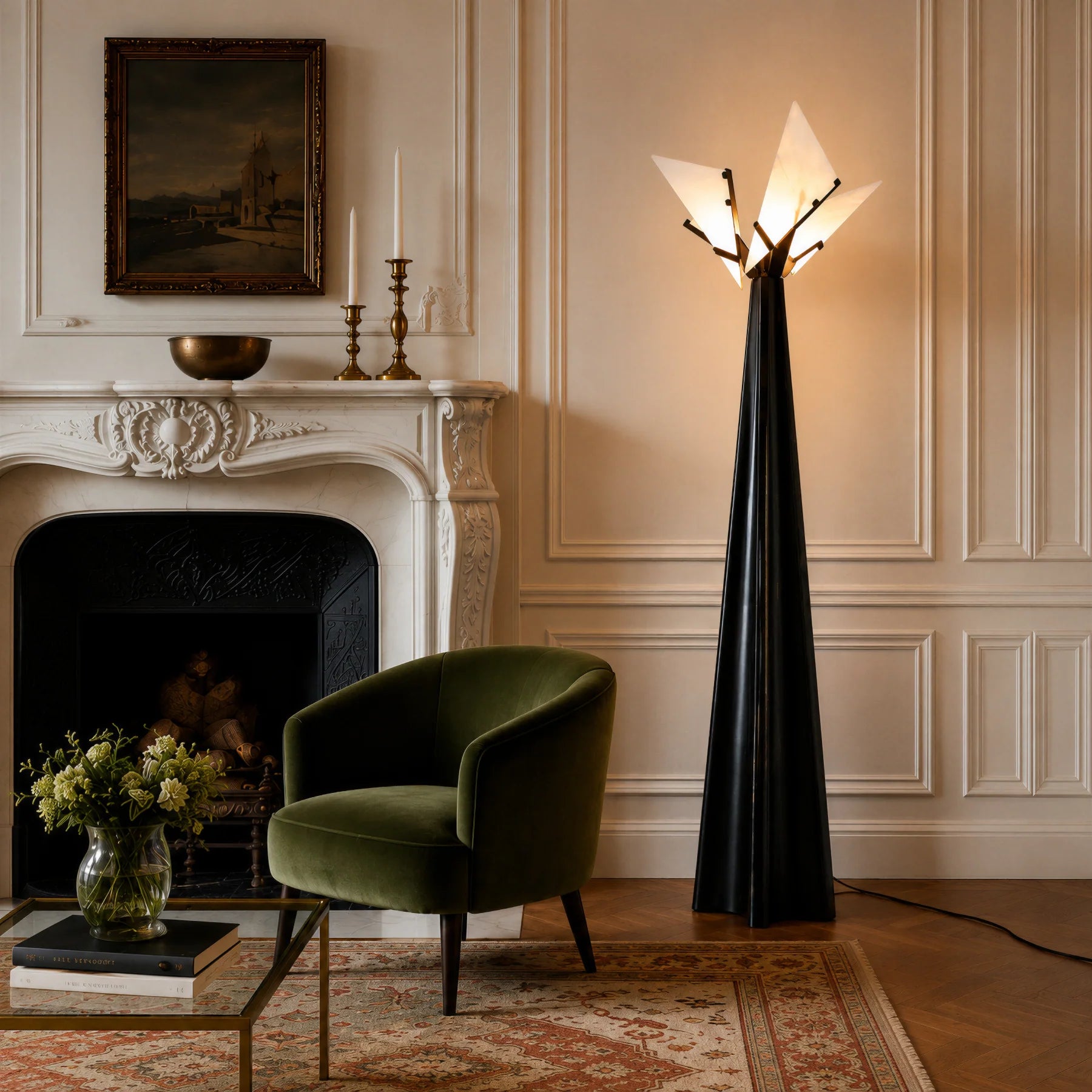 GOODNEST TERRA | Alabaster Floor Lamp