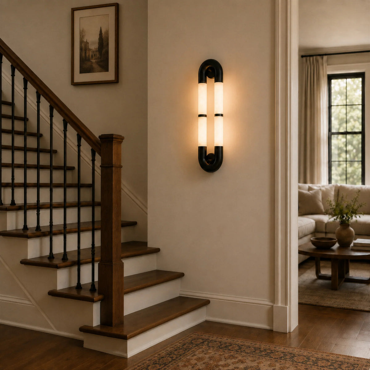 GOODNEST HOOP | Alabaster Loop Wall Light