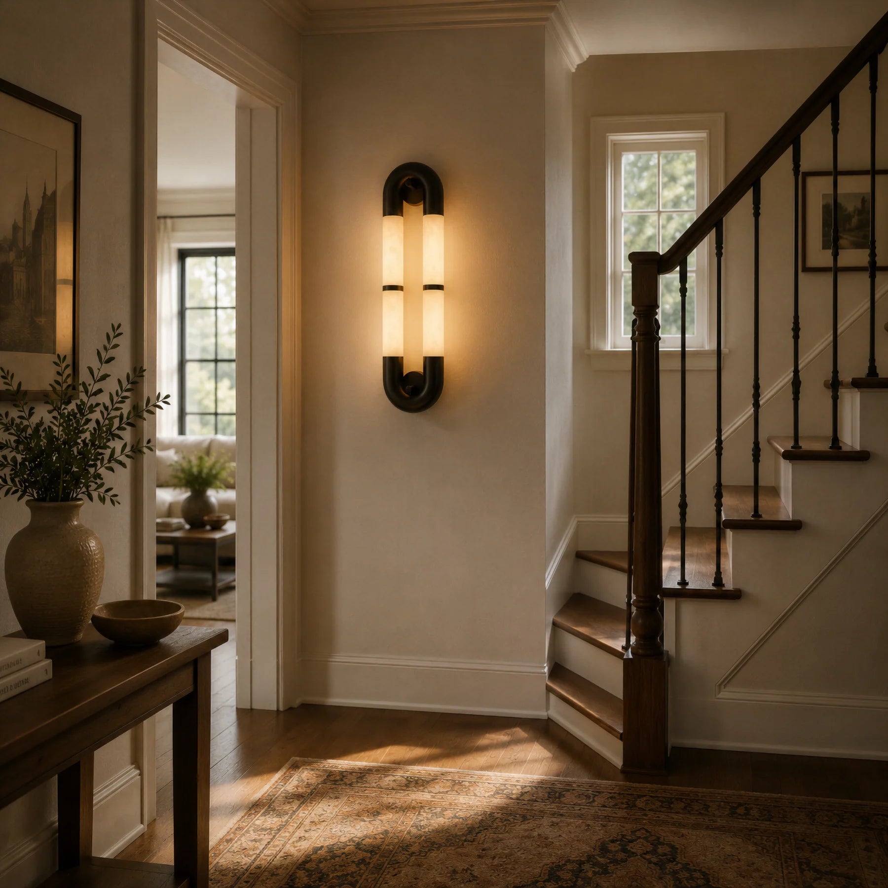 GOODNEST HOOP | Alabaster Loop Wall Light