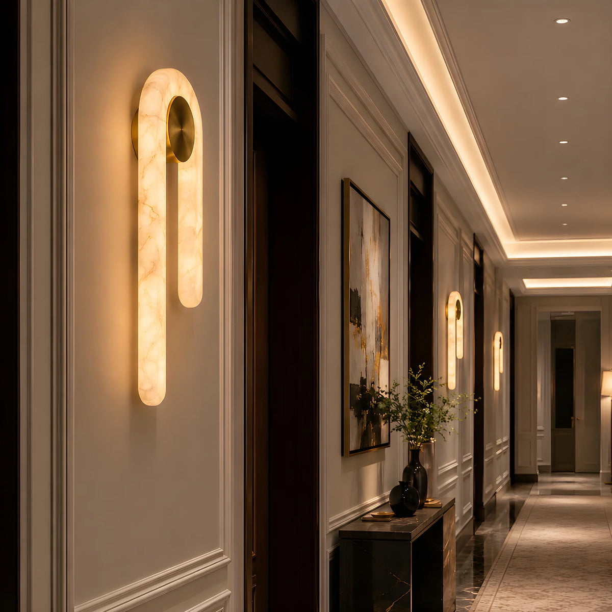 GOODNEST PORTAL | Alabaster Arch Wall Light