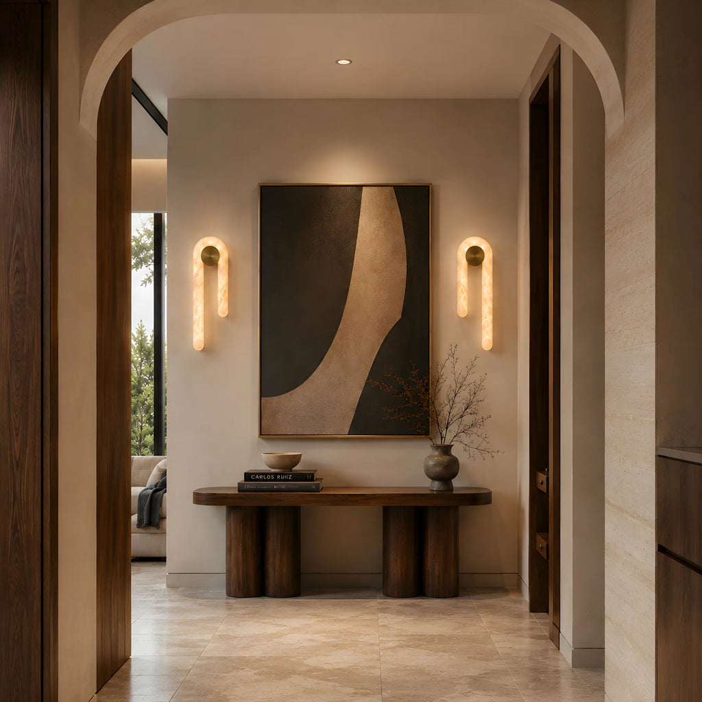 GOODNEST PORTAL | Alabaster Arch Wall Light
