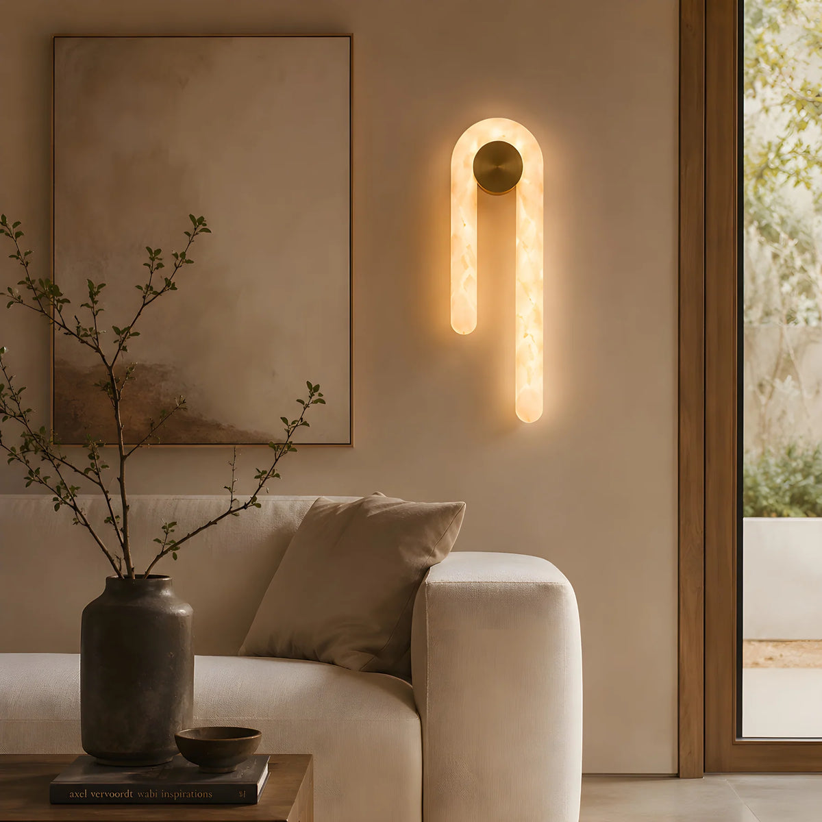 GOODNEST PORTAL | Alabaster Arch Wall Light