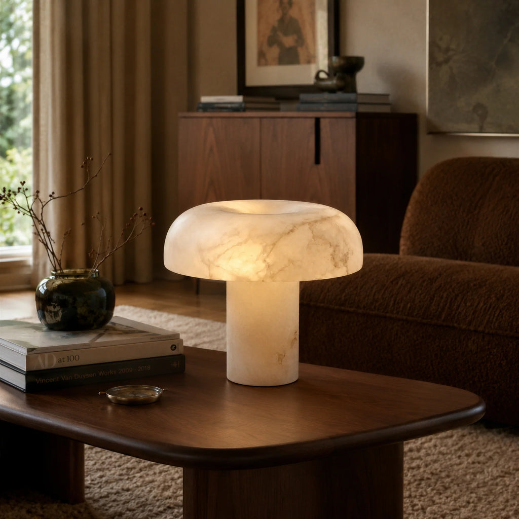 GOODNEST BLOOM | Alabaster Mushroom Lamp