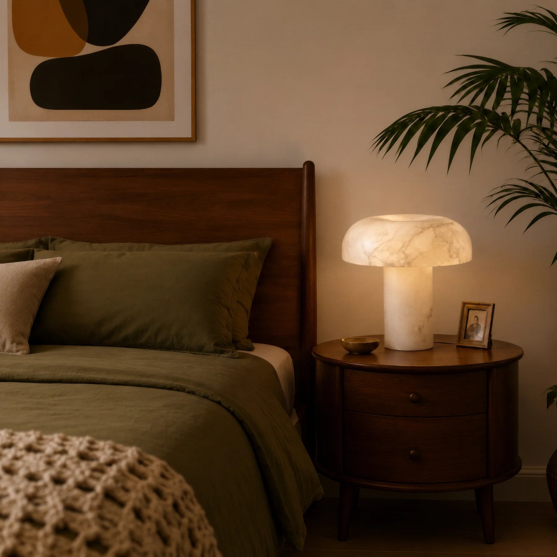 GOODNEST BLOOM | Alabaster Mushroom Lamp