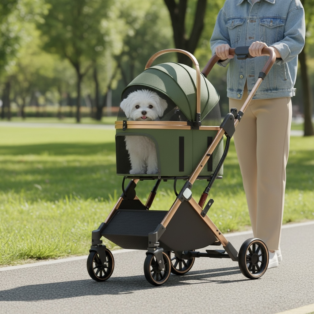 GOODNEST ROVER | 2-in-1 Foldable Pet Stroller