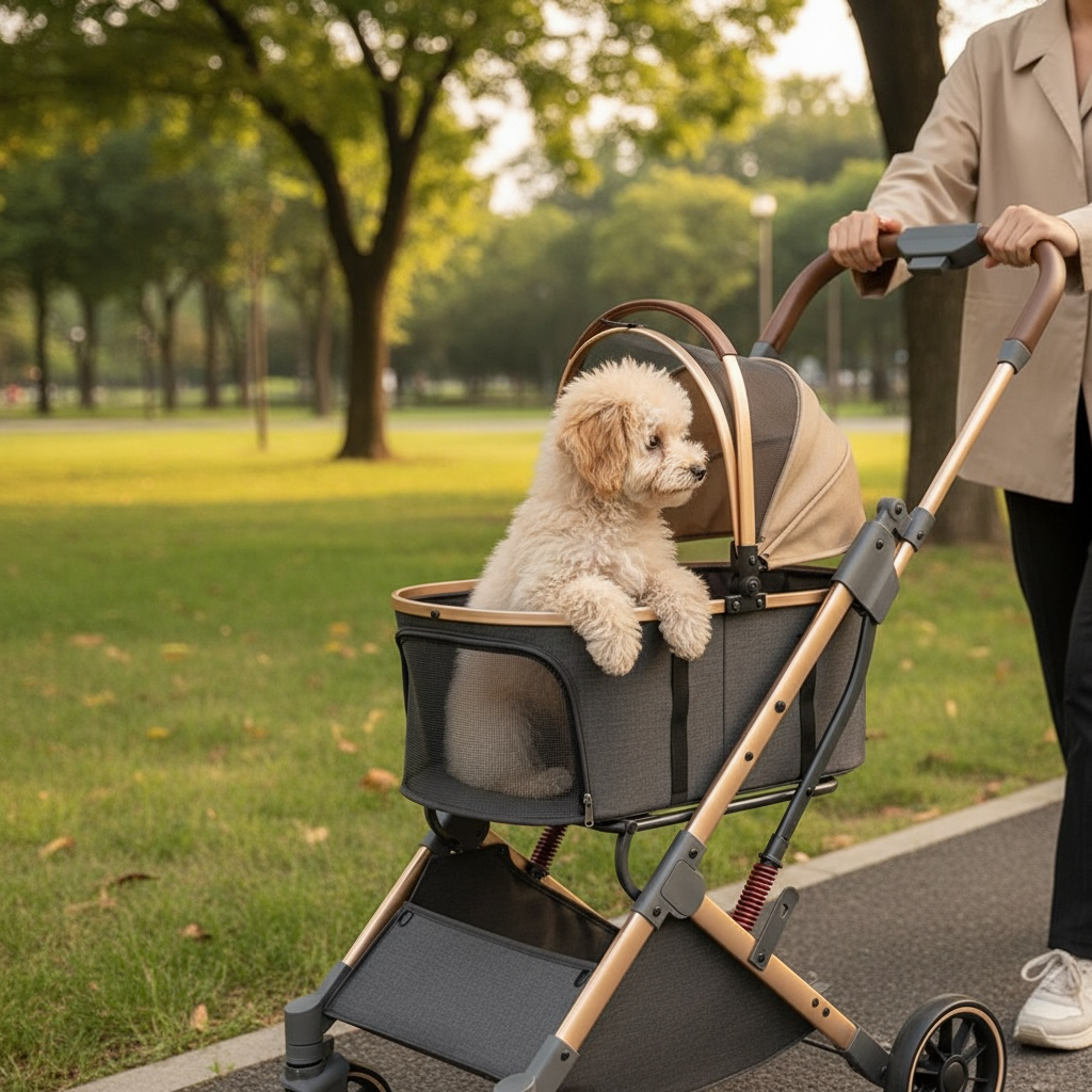 GOODNEST ROVER | 2-in-1 Foldable Pet Stroller