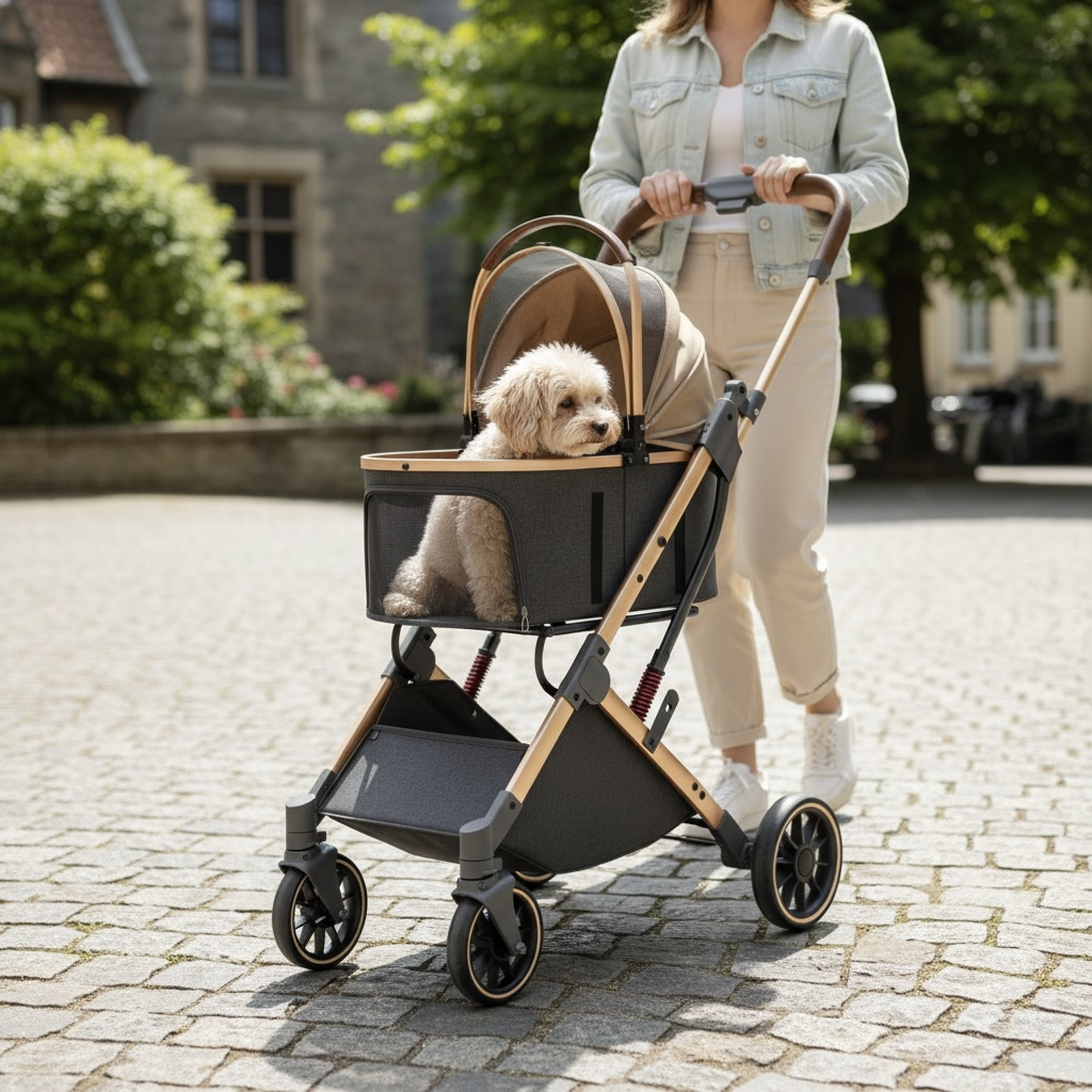 GOODNEST ROVER | 2-in-1 Foldable Pet Stroller