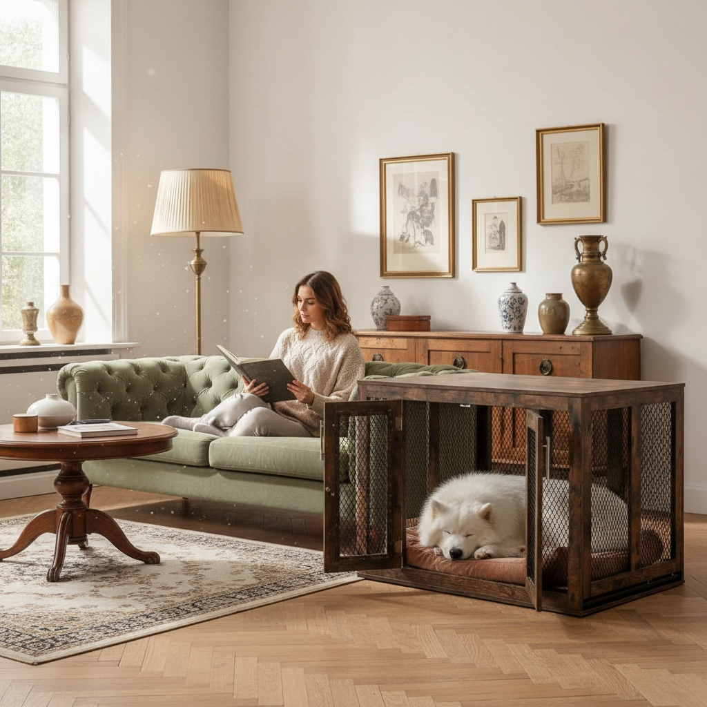 GOODNEST HOMESTEAD | Rustic Dog Crate