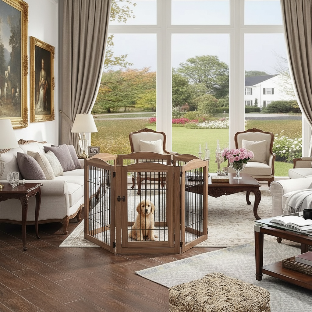 GOODNEST GROVE 6 | Timber Playpen & Barrier
