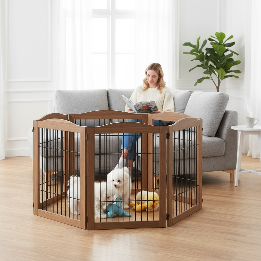 GOODNEST GROVE 6 | Timber Playpen & Barrier